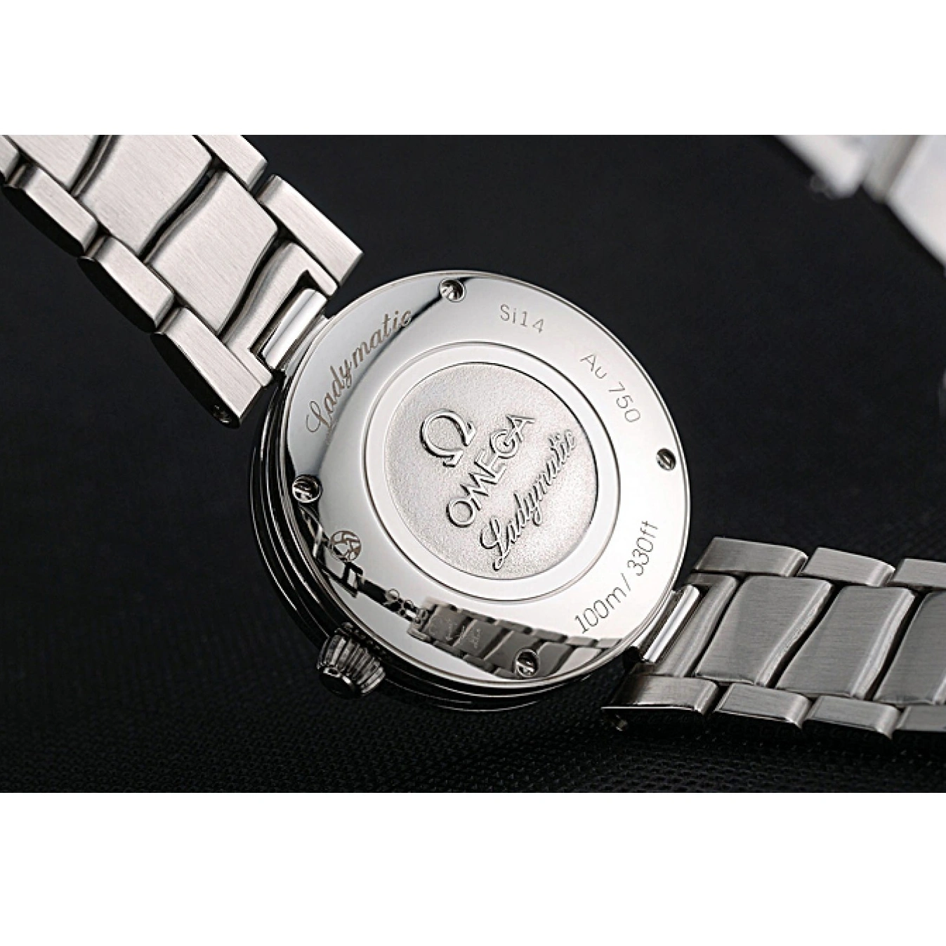 1015 Omega Ladymatic Purple Dial Stainless Steel Bracelet 622459